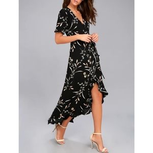 Lulus wrap Dress | Medium